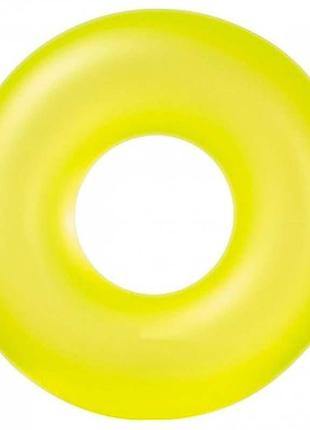 Надувной круг неоновый 91 см 59262_yellow