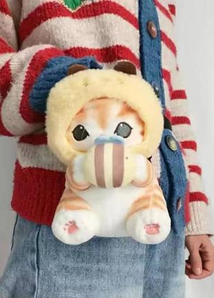 Игрушка мягкая 25см котик в желтой шапочке top shop ua_
