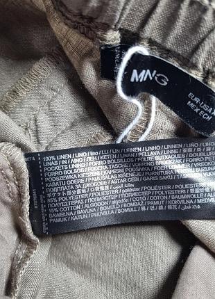 Льняные брюки mango 10