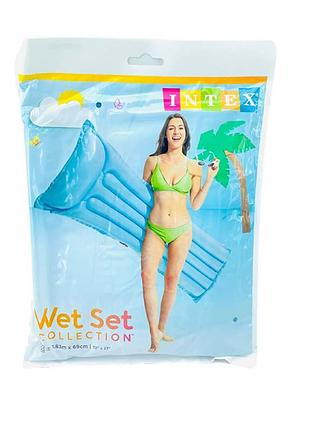 Intex матрац 183x69см (3 кольори) 59703_blue