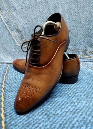Туфли кожаные ortiz & reed оксфорды hand made in spain
