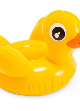 Надувна іграшка intex в вигляді тварини для плавання 59590_yellow