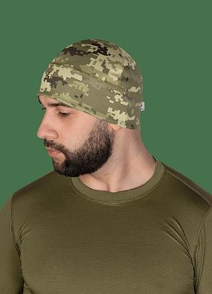 Універсальна тактична шапка з дихаючої, вологовідвідної тканини beanie 2.0 coolpass піксель