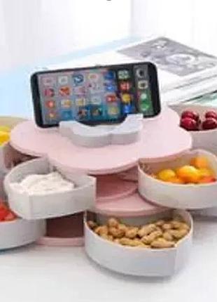Фруктовая тарелка для закуски 2 яруса top shop ua_