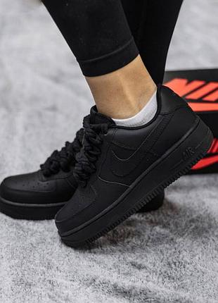 Женские кроссовки nike air force 1 low black / smb+ 🔗