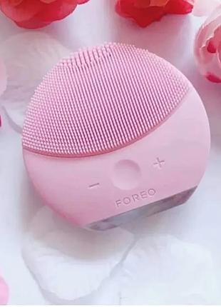 Электрическая щетка-массажер для лица foreo luna mini 2, силиконовая щетка top shop ua_