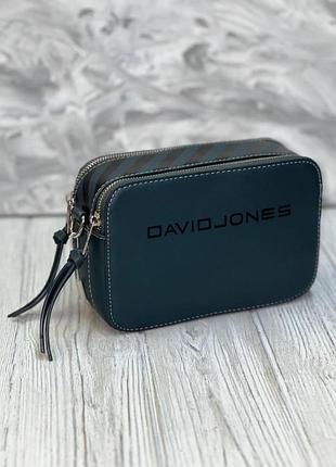 Клатч крос-боді david jones 6169-1 зелений