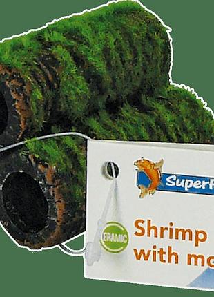 Декорация для аквариума sf shrimp home with moss s (a4040480)