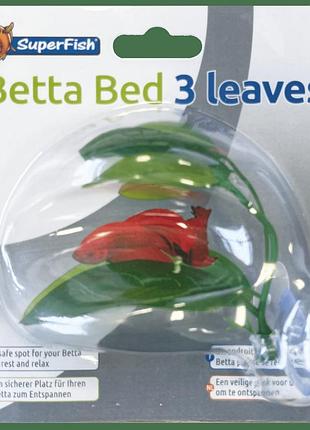 Декорация для аквариума sf betta bed 3 leaves (a4040257)