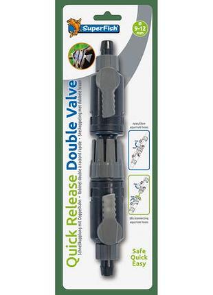 Двойной быстросъемный клапан sf quick release double valve 9/12 mm (a8060125)