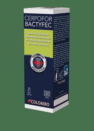 Средство от бактериальных инфекций аквариумных рыб cerpofor bactyfec 100 ml-500 l (a5010740)