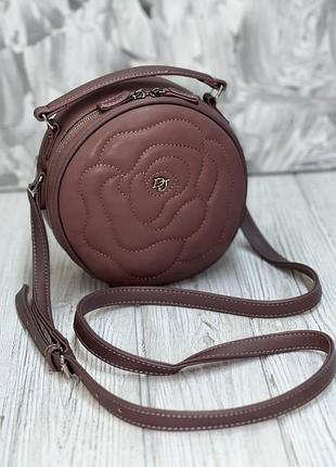 Клатч кросс-боди david jones 3956 пудра