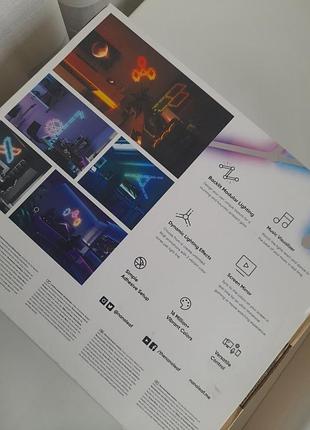 Умная световая система nanoleaf line 60 degrees starter kit (15 штук)