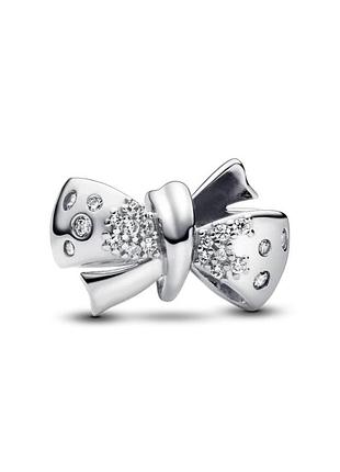 Серебряная бусина pandora блестящий пончик 792596c01