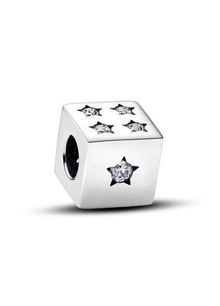 Серебряная бусина pandora счастливый кубик 793581c01