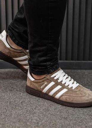 Мужские кроссовки adidas handball spezial beige / smb+ 🔗