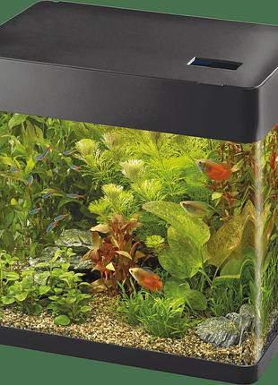 Аквариум стеклянный - superfish panorama 20 led black (a4052030)