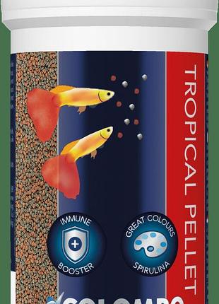 Корм гранулы для тропических рыб colombo tropical pellet 100ml (a3020545)