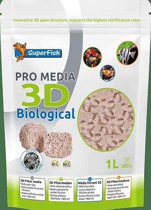 Наполнитель для фильтра superfish 3d media 1000 ml (a8040650)