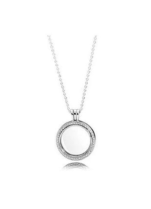 Серебряное ожерелье pandora 396484cz