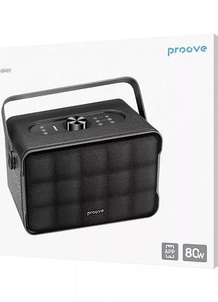Портативна акустика proove fader 80w (app) (black) 65299