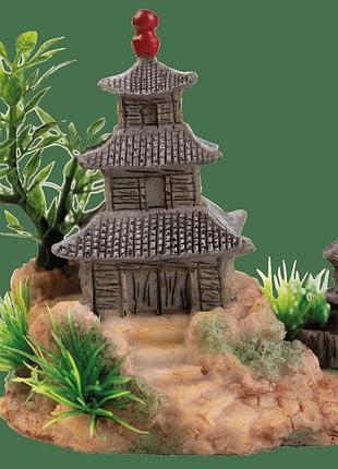Декорация для аквариума sf deco temple 1 (a4041120)