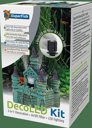 Декорація для акваріума sf deco led kit castle (a4021129)