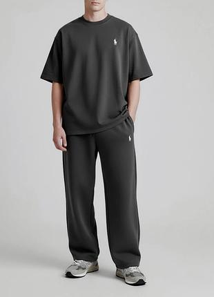 Костюм polo ralph lauren футболка + штаны ⬛️