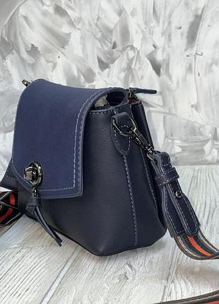 Клатч кросс-боди david jones см5387 синий 2