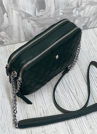 Клатч кросс-боди david jones 5383 зеленый 2