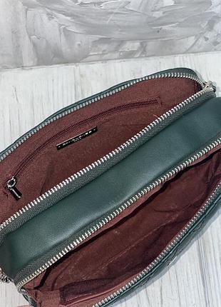 Клатч кросс-боди david jones 5383 зеленый 5
