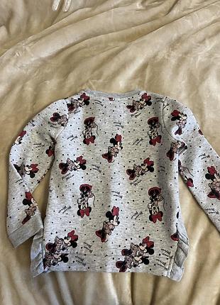 Кофта для дівчинки з minnie mouse
