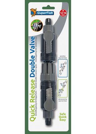 Двойной быстросъемный клапан sf quick release double valve 12/16 mm (a8060130)