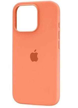 Чохол silicone case full protective (aa) для apple iphone 16 pro max (6.9") (помаранчевий/orange) 00072978