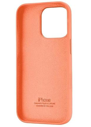 Чохол silicone case full protective (aa) для apple iphone 16 pro max (6.9") (помаранчевий / orange) 00072978 2