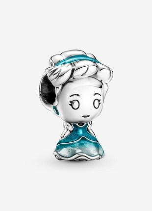 Срібна намистина для браслета пандора cinderella mastersem