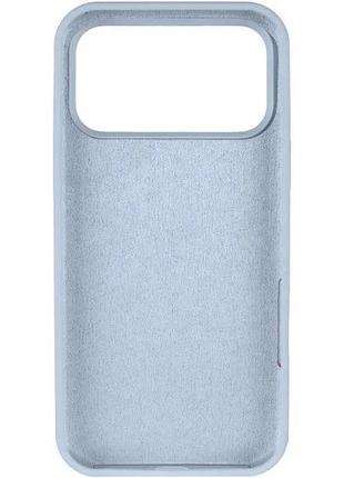 Чохол silicone case full camera protective (aa)) для apple iphone 17 pro / 18 pro (6.3") (блакитний / lilac blue) 00088556 2