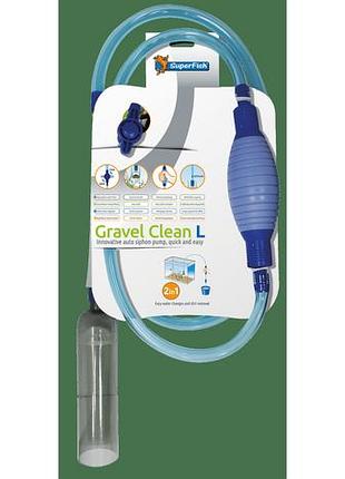 Сифон для грунта superfish gravel clean l (a4040010)