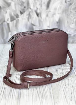 Клатч кросс-боди david jones cm6905 пудра