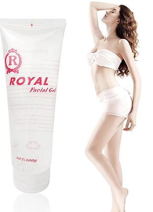 Профессиональный гиалуроновый гель-проводник для лица royal skin rejuvenation 300г для ультразвуковых и rf