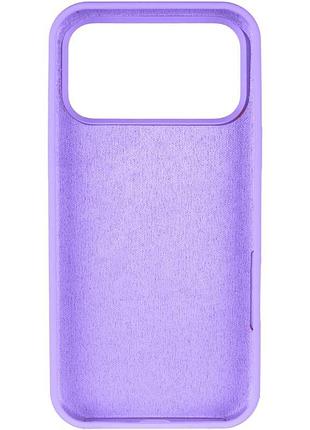 Чохол silicone case full camera protective (aa) для apple iphone 17 pro max (6.9") (бузковий / dasheen) 00082644 2