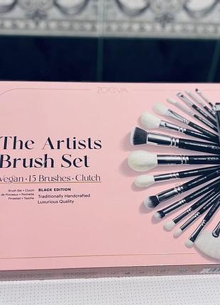 Оригинальная подарочная коробка от набора кистей zoeva the artists brush set
