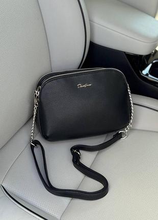 Клатч кросс-боди david jones 6100-2 черный