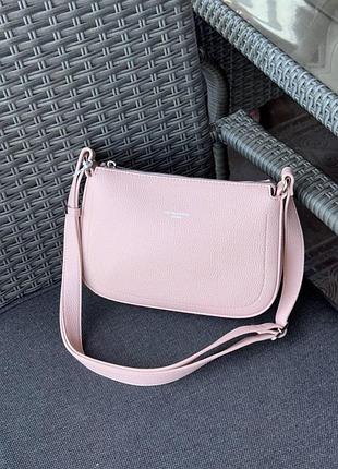 Клатч кросс-боди david jones cm6708 розовый