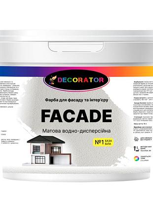 Фарба фасадна tm decorator facade 14кг mastersem
