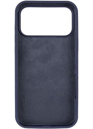 Чохол silicone case full protective (aa) для apple iphone 17 pro max / 18 pro max (6.9") (темно-синій / midnight blue) 00088554 2