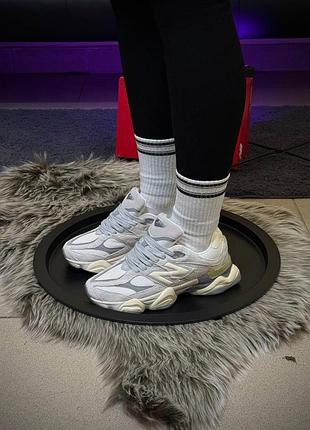 Подростковые кроссовки для мальчика new balance 9060, стильные замшевые кроссовки нью баланс для парней 41