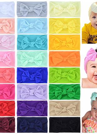 Повязки на голову для девочек 0-4 лет, повязка-солоха