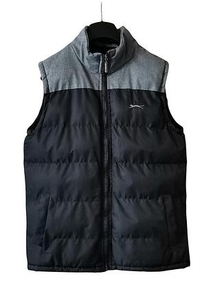 Мужская стеганая жилетка slazenger жилет стеганый мужской