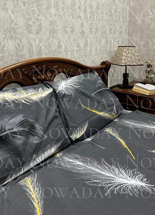 Комплект постільної білизни, бязь, євро, 200х220